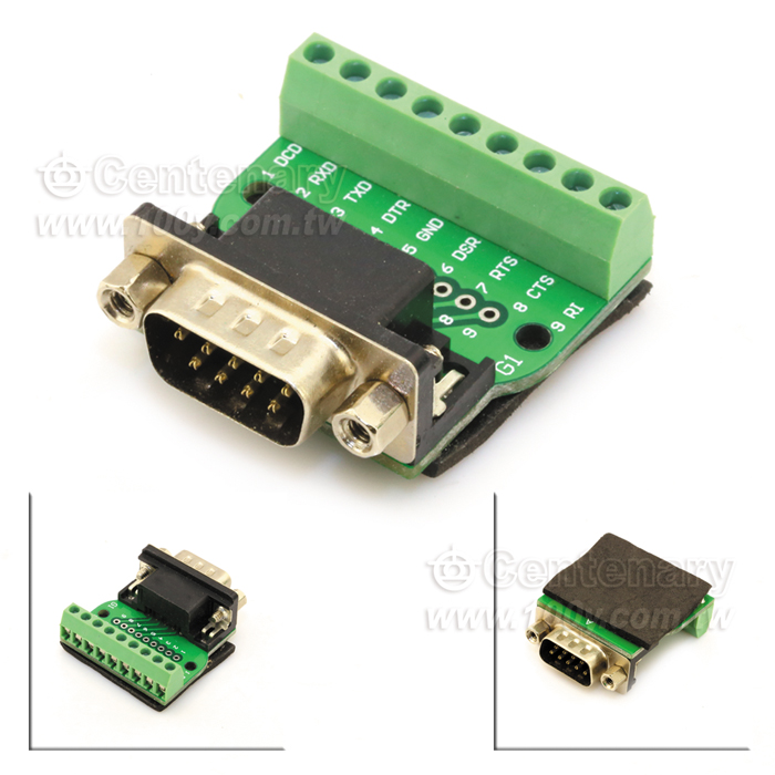 DB9 Male Free Welding Head Module - 113432 Product Image