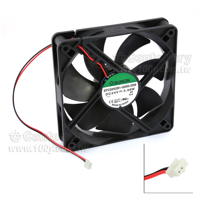 SUNON_DC24V 帶線式風扇 - 106946 產品圖片