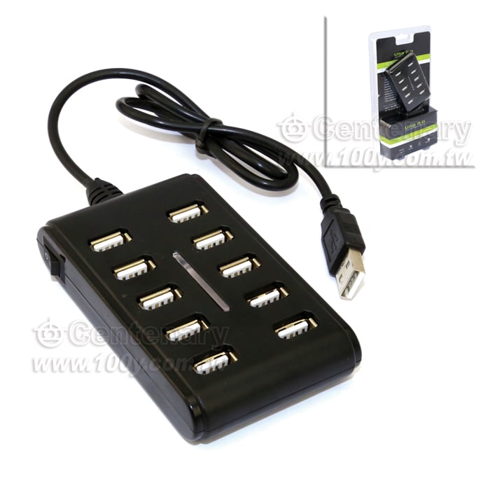10 Port USB2.0 HUB集線器 - 107191 產品圖片
