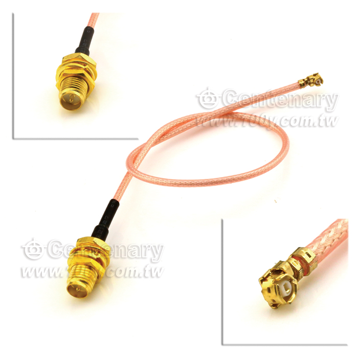 SMA External Screw Hole to IPX Cable - 120912 Product Image
