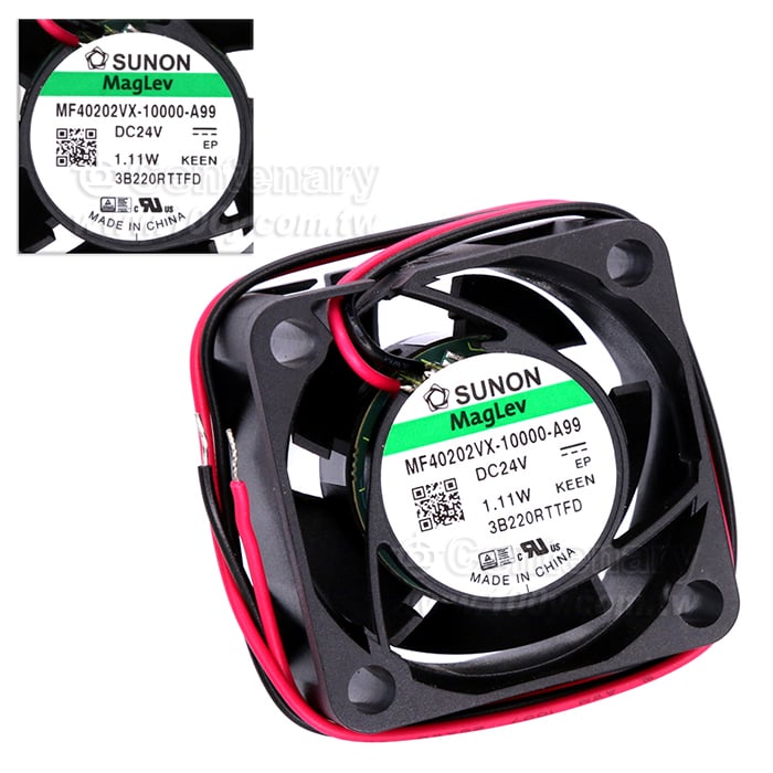 DC24V 帶線式風扇 39mA/Max 45mA 40*40*20mm