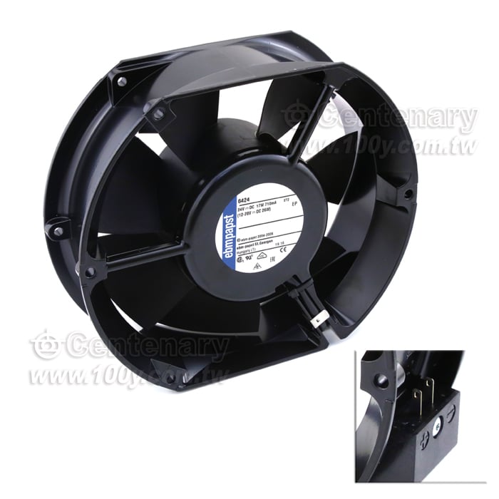 DC24V 鋁框變頻器服務器散熱風扇 172*150*51mm