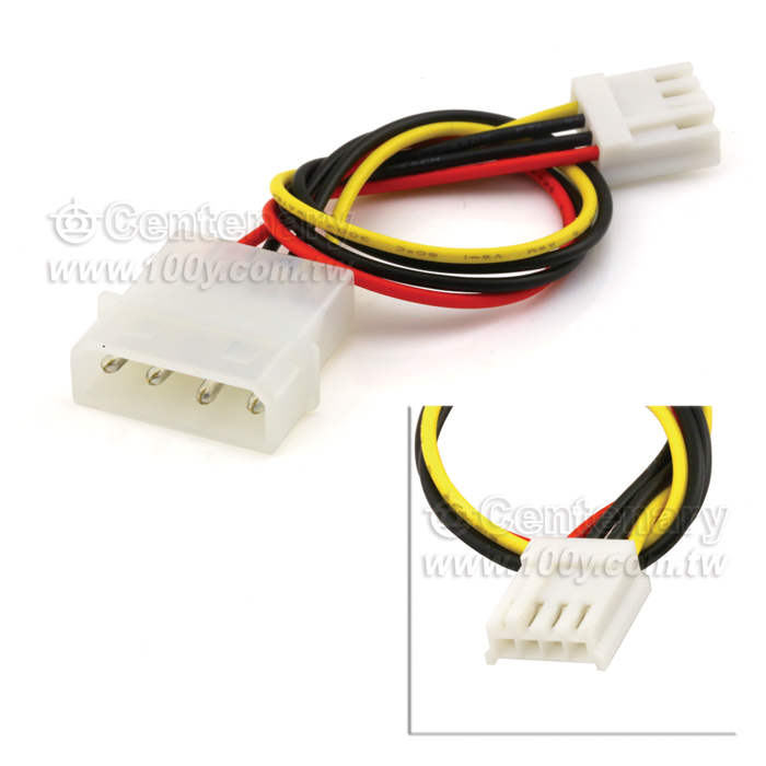 大4P轉小4P 電源線 15cm - 114226 產品圖片