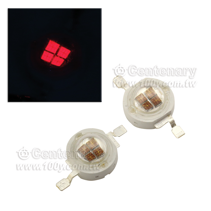 5W 大功率LED燈珠/紅光 - 114334 產品圖片