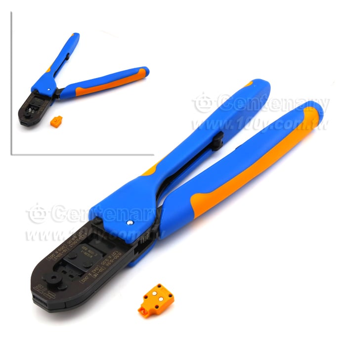 手工壓接器 矩形觸點、16-20 AWG