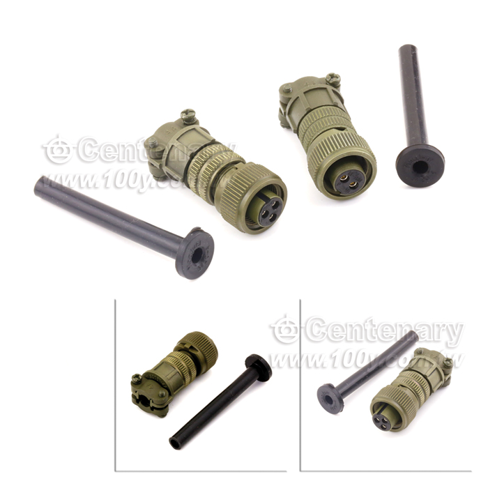 Straight Plug+Cable Strain Relief Clamp - 114730 Product Image