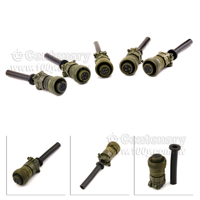 Straight Plug+Cable Strain Relief Clamp - 114751 Product Image