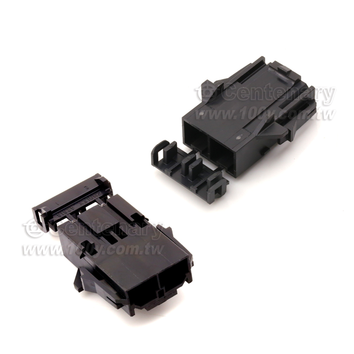 10mm Pitch Mini-Fit Sr. Receptacle Housing, Single Row, 2Circuits - 107352 Product Image