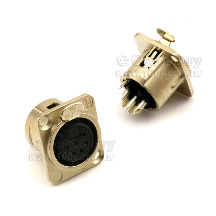 XLR連接器 6P 母座 - 115254 產品圖片