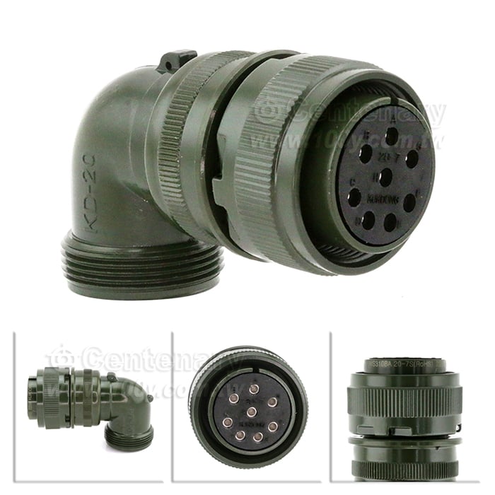 8P母端彎管接頭13A~20A//500Vac/700Vdc