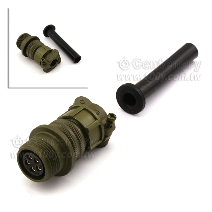 Straight Plug+Cable Strain Relief Clamp - 116248 Product Image