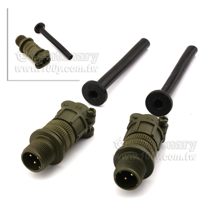Straight Plug+Cable Strain Relief Clamp - 116237 Product Image
