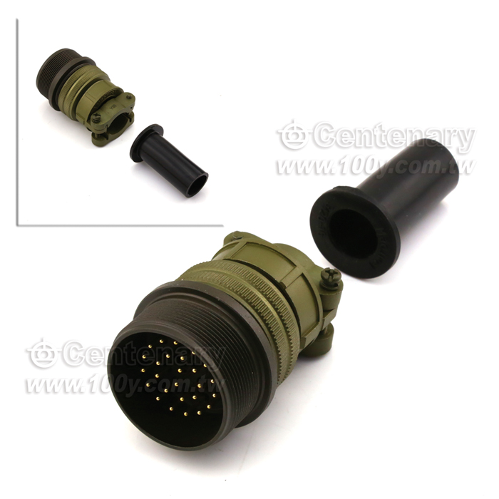Straight Plug+Cable Strain Relief Clamp - 116262 Product Image