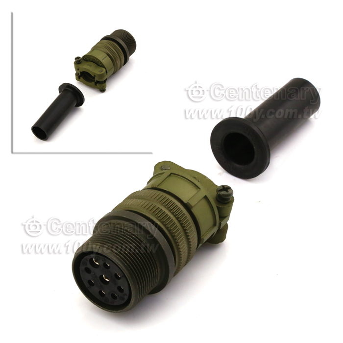 Straight Plug+Cable Strain Relief Clamp - 116256 Product Image