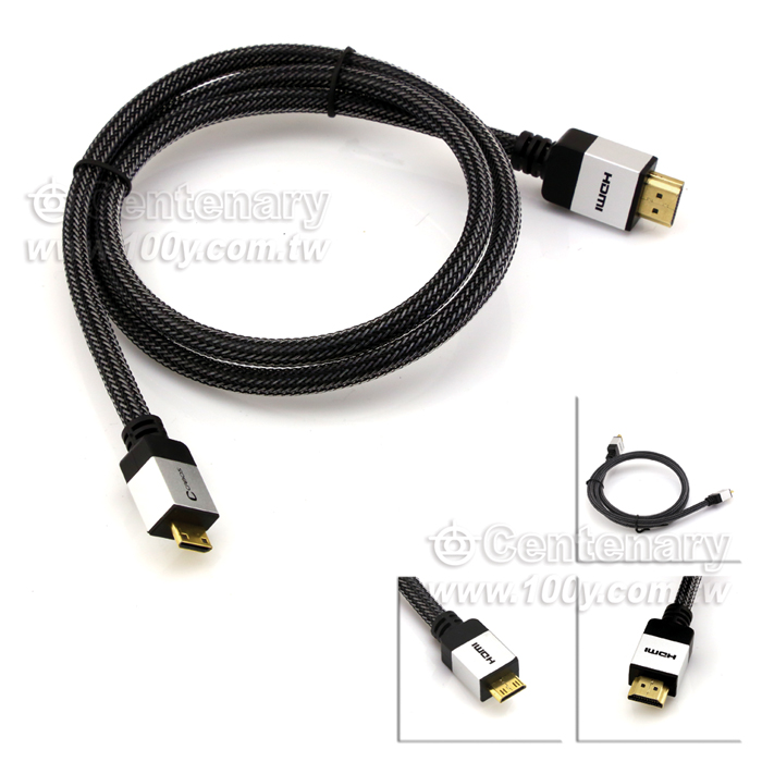 MiniHDMI轉HDMI高清連接線2M