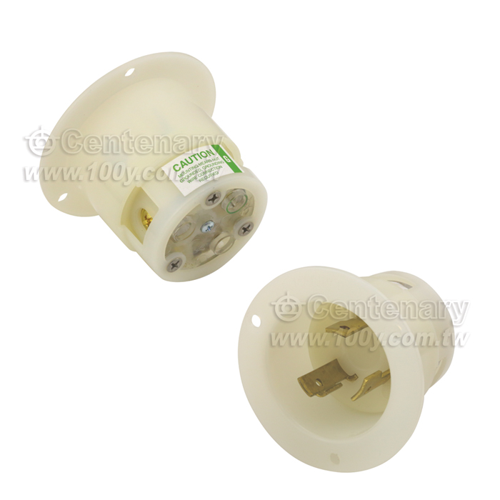 MARINCO_Twist-Lock Flanged Inlet - 116377 Product Image