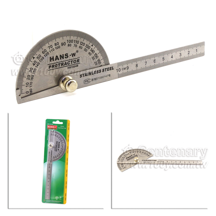 不鏽鋼角度尺 100mm - 116399 產品圖片