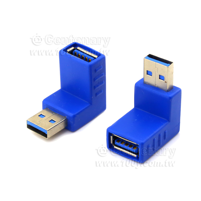 下彎USB3.0公對母轉接頭 - 116816 產品圖片