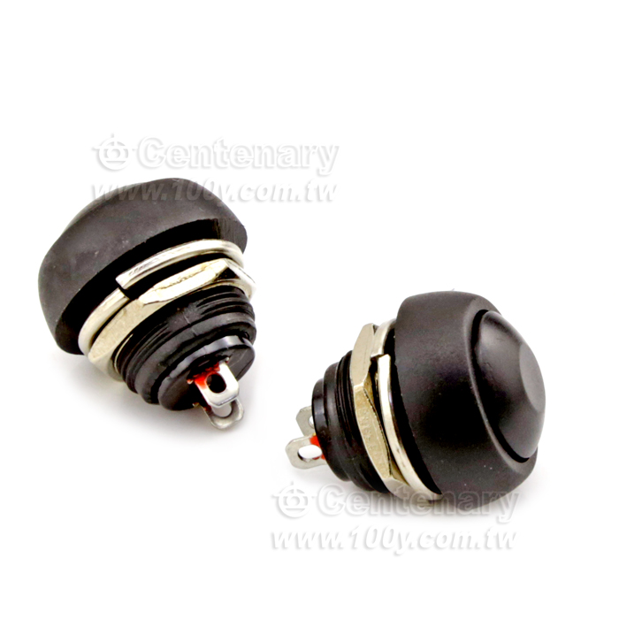 12mm 圓形黑色 1常開 - 117132 產品圖片