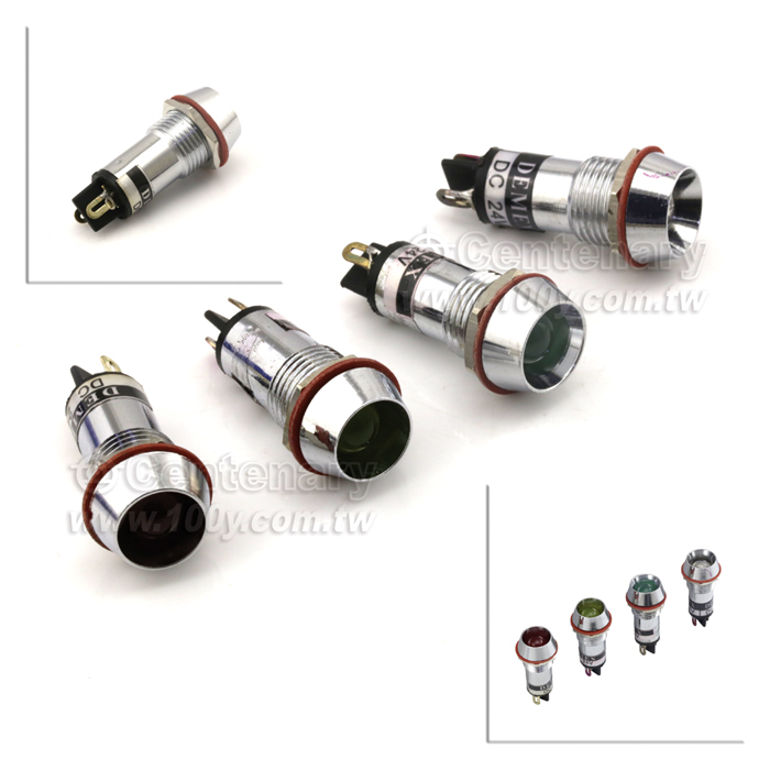 LED燈附電阻12mm/220V 綠 - 87716 產品圖片