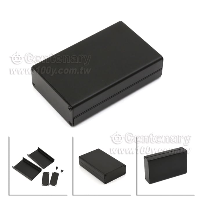 20*50*80MM-上下分體式  黑色鋁盒
