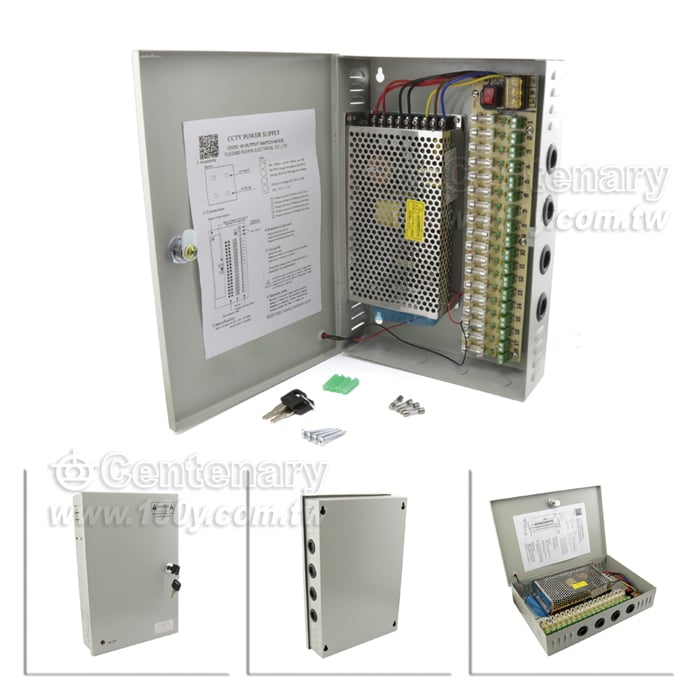 18路監控電源12V20A - 44530 產品圖片