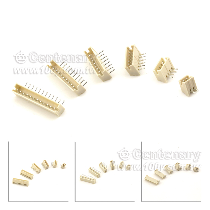 ZH1.5-4P彎針針座 90° - 43643 產品圖片