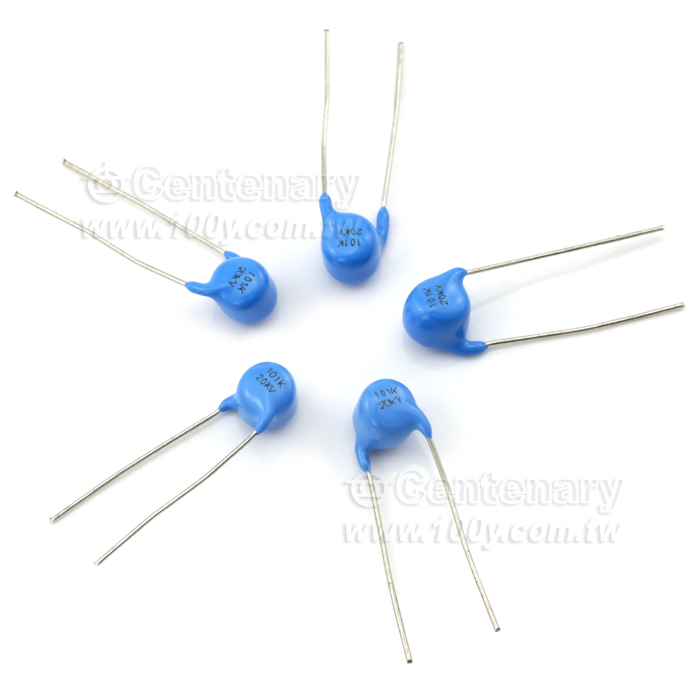 超高壓陶瓷電容 100pF 20KV ±10% - 118660 產品圖片