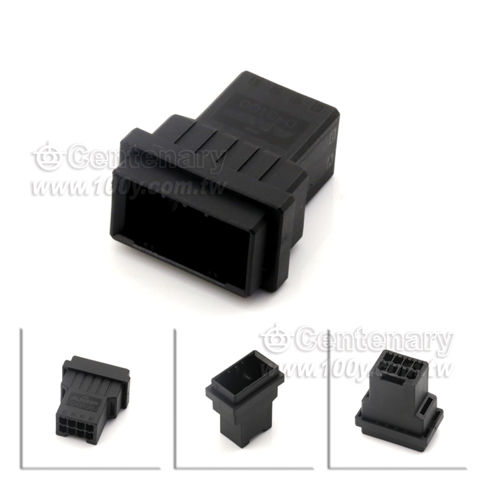 D-3100 CONN HOUSING TAB 6P DUAL FREE - 104022 Product Image
