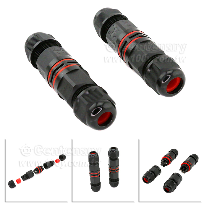 Waterproof connector integrated type - 2 cores - 150170 Product Image