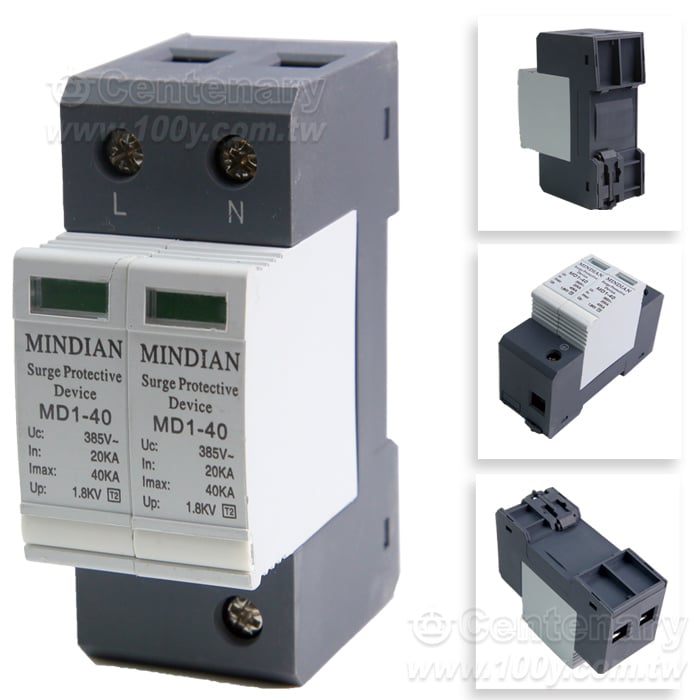 浪湧(突波)保護器2P 40KA - 118904 產品圖片