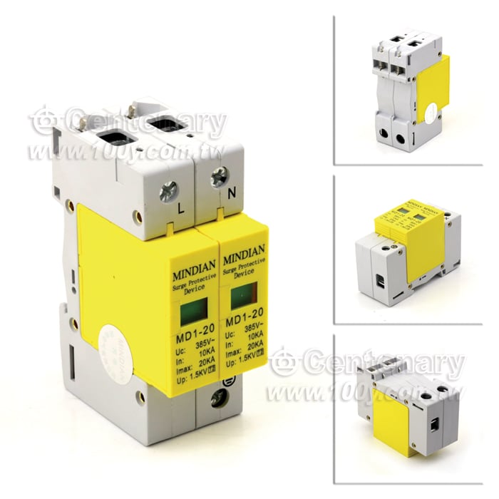 浪湧(突波)保護器2P 20KA - 118903 產品圖片
