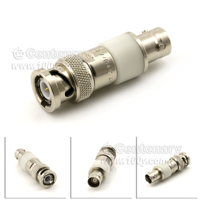 BNC Male to三同軸 BNC Female Adapter
