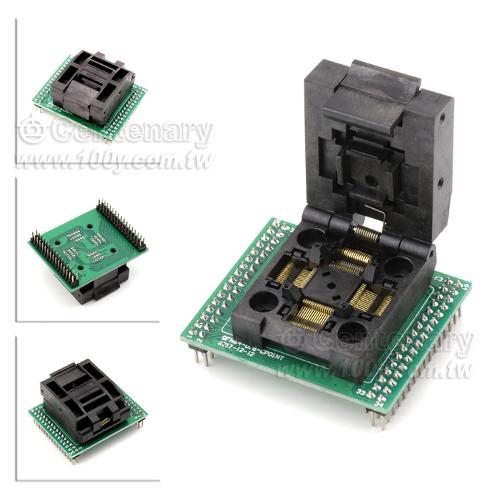 QFP 0.5mm Test Socket FPQ-64-0.5-06 - 119214 Product Image
