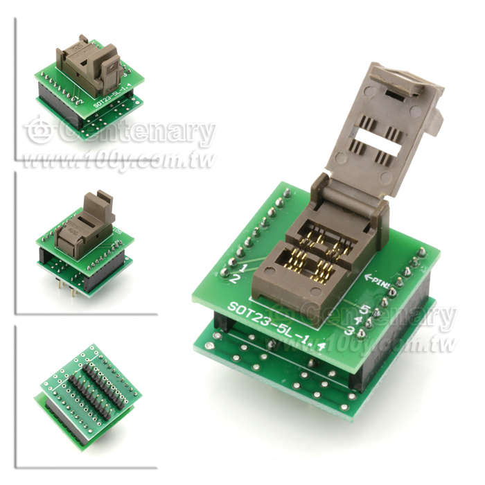 SOT23-5L-1.4+2PCB Test Socket - 119673 Product Image