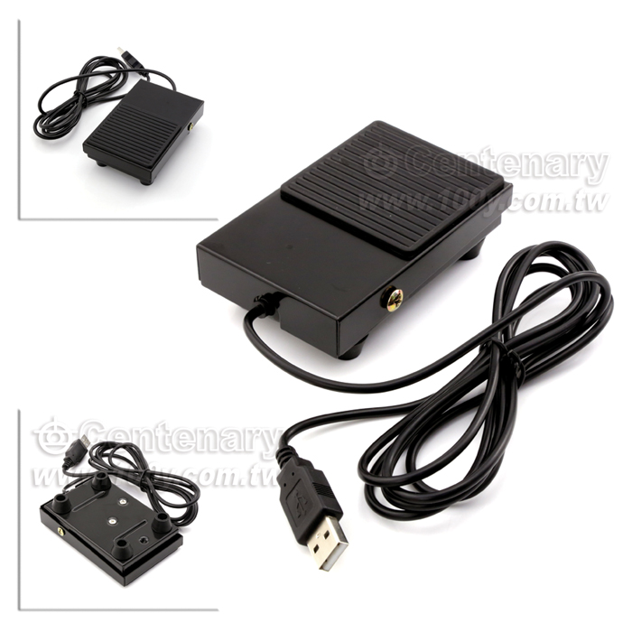USB 金屬腳踏板開關