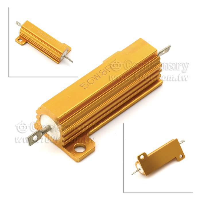 50W黃金鋁電阻 8ohm ±1% - 120266 產品圖片
