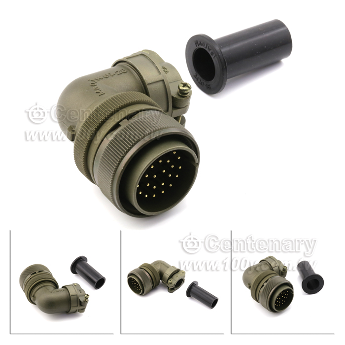 26P公端彎管接頭+電纜夾 - 120758 產品圖片