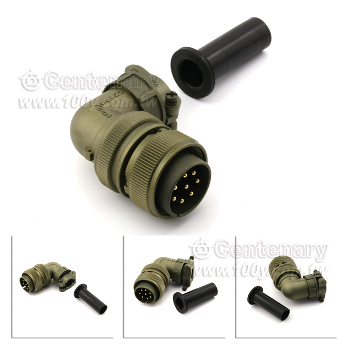 90° Angle Connector+Cable Strain Relief Clamp - 120722 Product Image