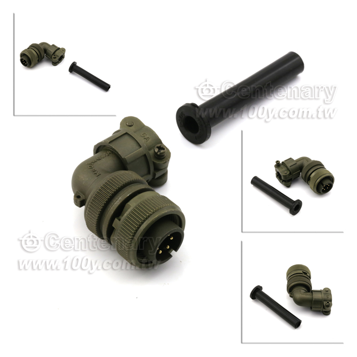 90° Angle Connector+Cable Strain Relief Clamp - 120560 Product Image
