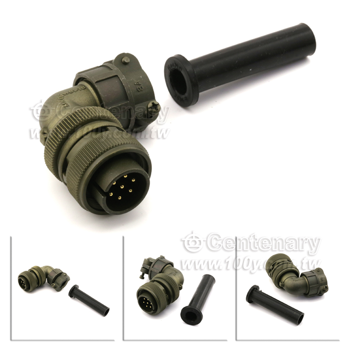 90° Angle Connector+Cable Strain Relief Clamp - 120567 Product Image
