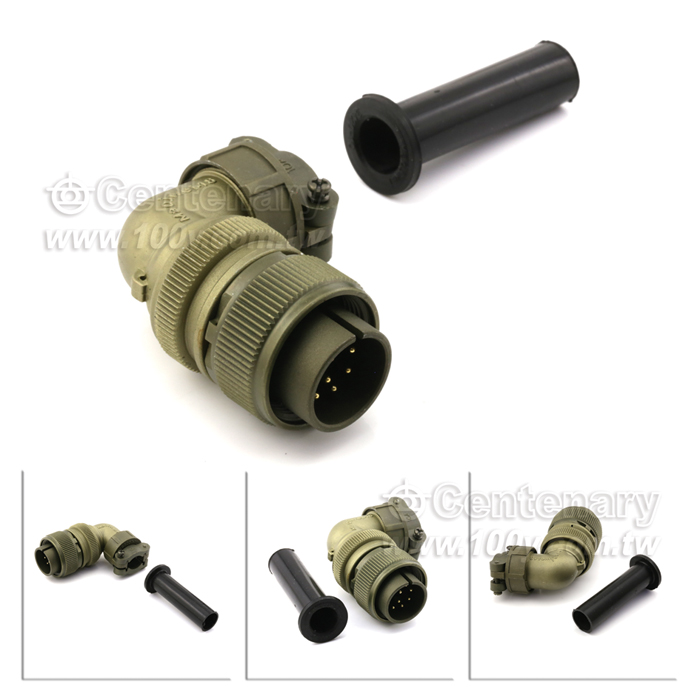 10P公端90度彎管接頭+電纜夾 - 120594 產品圖片