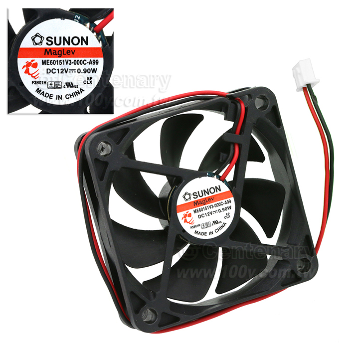 SUNON_DC12V 0.08A帶線式風扇 - 122135 產品圖片