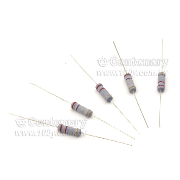1W metal film resistor - 122393 Product Image