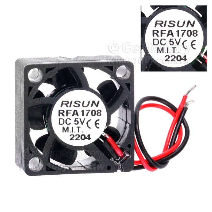 微型軸流風扇 DC5V 70mA(max:85) 17*17*8mm