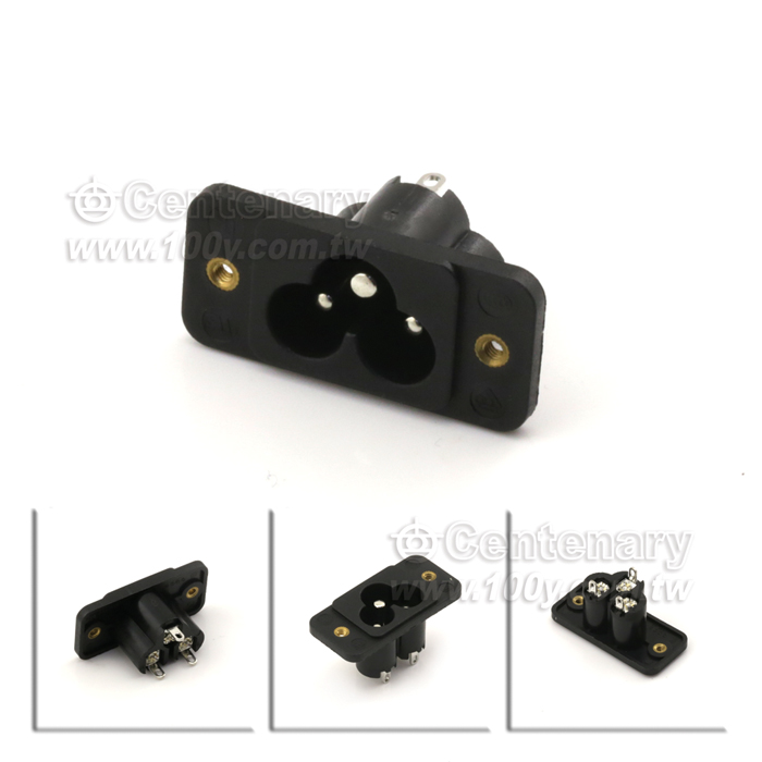 C6 AC power interface socket - 123999 Product Image