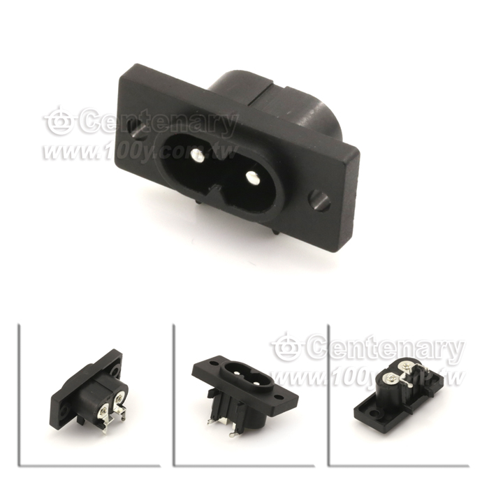 C8  電源插座 8字插座 2腳大插座10A/250V - 124003 產品圖片