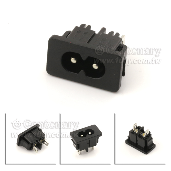 C8  AC female 2 word socket - 124000 Product Image