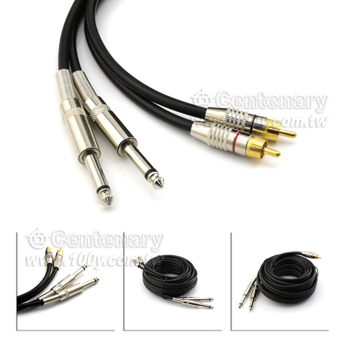 6.5 to lotus dual 6.5 to double lotus head audio cable - 123682 Product Image