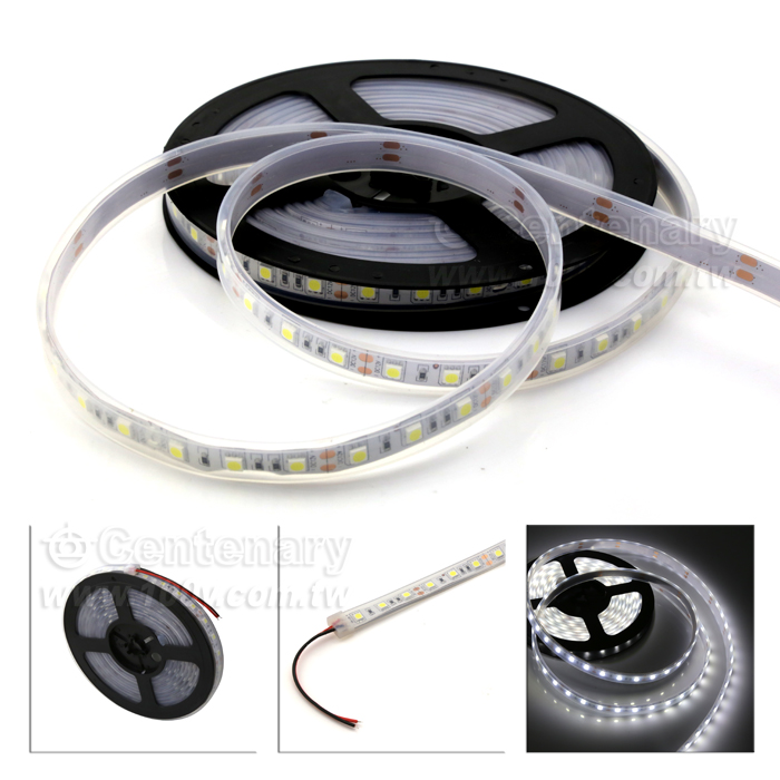 套管燈條 SMD5050 正白光 60燈珠/M 5M/卷 - 125384 產品圖片